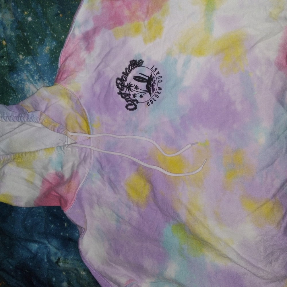 Tye Dye Cropped Sweatshirt
